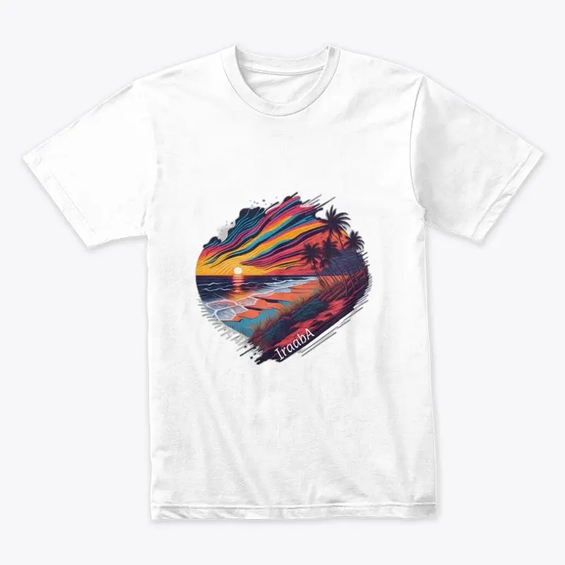 Iraaba Sunset T-Shirt (White) Male